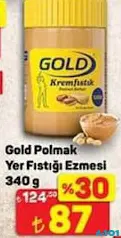 GOLD POLMAK YER FISTIĞI EZMESİ 340 G fiyat ve kampanya bilgisi